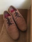 CLARKS - MENS Tan brown  SUEDE LACE UP UK11