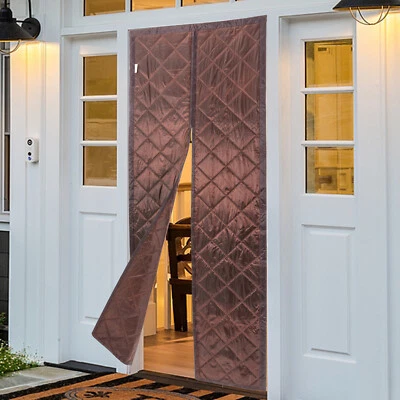 Cortina de puerta con aislamiento térmico magnético cortina de puerta aislada impermeable PVC Foto 1 de 4