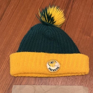 De colección 70’s 80’s GREEN BAY PACKERS Gorro Pom Sombrero NFL Fútbol Super Bowl - Imagen 1 de 4