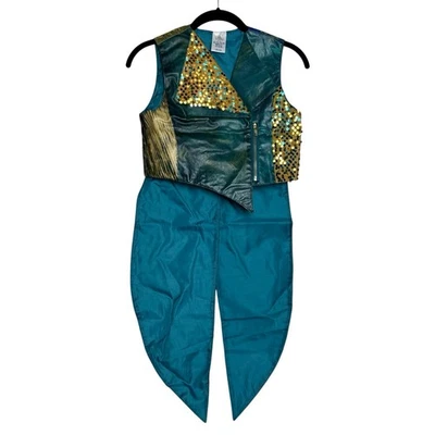 Disney Store Auténtico Uma Descendientes Chaqueta Chaleco Imitación Cuero Disfraz Talla 9/10 Foto 1 de 4