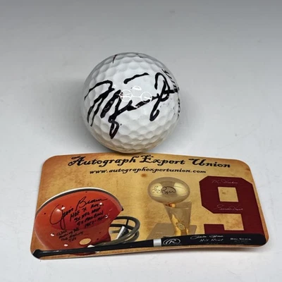 Pelota de golf autografiada firmada por Michael Jordan #23 Chicago Bulls certificado de autenticidad holograma Foto 1 de 4