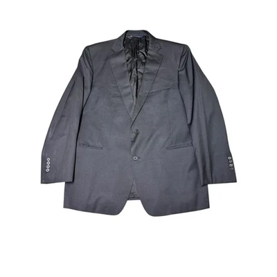 Blazer Brooks Brothers 1818 Reda tejido Italia ajuste regente carbón negro lana 44R Foto 1 de 4