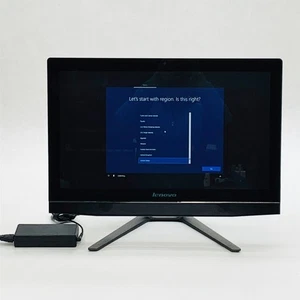 Lenovo B40-30 21.5" FHD i5-4460T 1.9GHz 16GB RAM 256GB SSD Windows 10 AIO PC - Picture 1 of 9