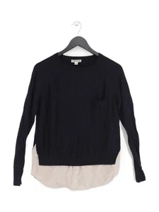 Whistles Women's Jumper UK 10 Blue Viscose with Polyamide, Silk, Wool Pullover - Picture 1 of 5