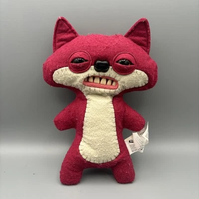 Fuggler Fox Suspicious Funny Ugly Monster Teeth 10" Plush Stuffed Animal Rare - Image 1 of 3