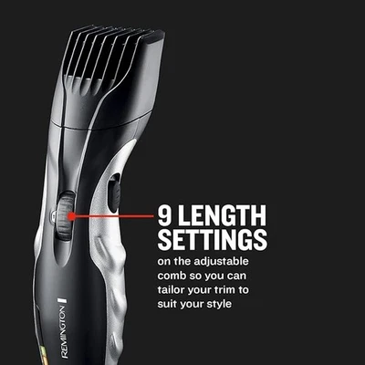 Remington Barba Beard Trimmer MB320C Cordless Advanced Ceramic Blades 9 Lengths