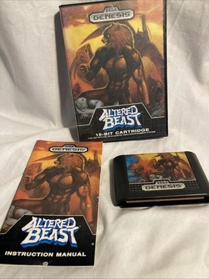 Altered Beast Sega Genesis 1991 CIB Complete Inserts MINT in Box Video Game - Image 1 of 4