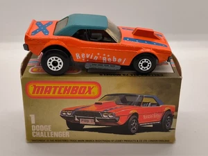 DODGE CHALLENGER REVIN REVEL MATCHBOX SUPERFAST No.1 ENGLAND VON 1981 OVP BOX - Bild 1 von 9