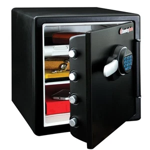 Fireproof and Waterproof Steel Home Safe with Keypad, Floor Safe with Interio... - Picture 1 of 6