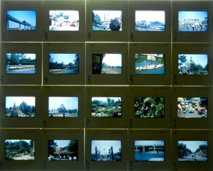 Orig 1960s Photo KODACHROME 35mm SLIDE LOT x 20 Amusement Park DISNEYLAND Calif. - Picture 1 of 7