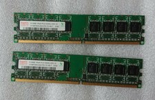 2x Hynix 512mb PC2-5300U-555-12 HYMP564U64CP8-Y5 AB-T 0742 667MHz DIMM 240 Pin