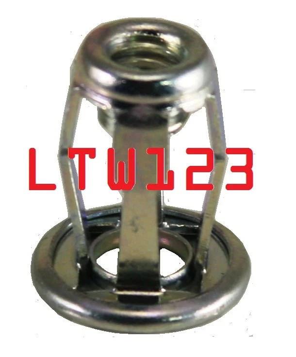 TOP QUALITY (5 Pcs) Steel Jack Nut Zinc - 1/4-20x0.76"
