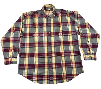 Винтажный красный глаз Marc Daniels мужской длинным рукавом карман на пуговицах большой - Изображение 1 из 4