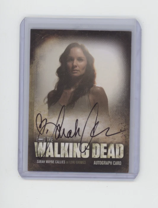 2012 CRYPTOZOIC WALKING DEAD SEASON 2 SARAH WAYNE CALLIES A14 AUTO AUTOGRAPH SP - Image 1 of 2