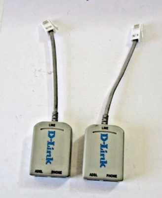 2 x D-Link DSL 35MF ADSL Mikrofilter - Bild 1 von 3