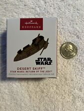 Hallmark Keepsake 2023 Mini Ornament Star Wars Return Of The Jedi Desert Skiff