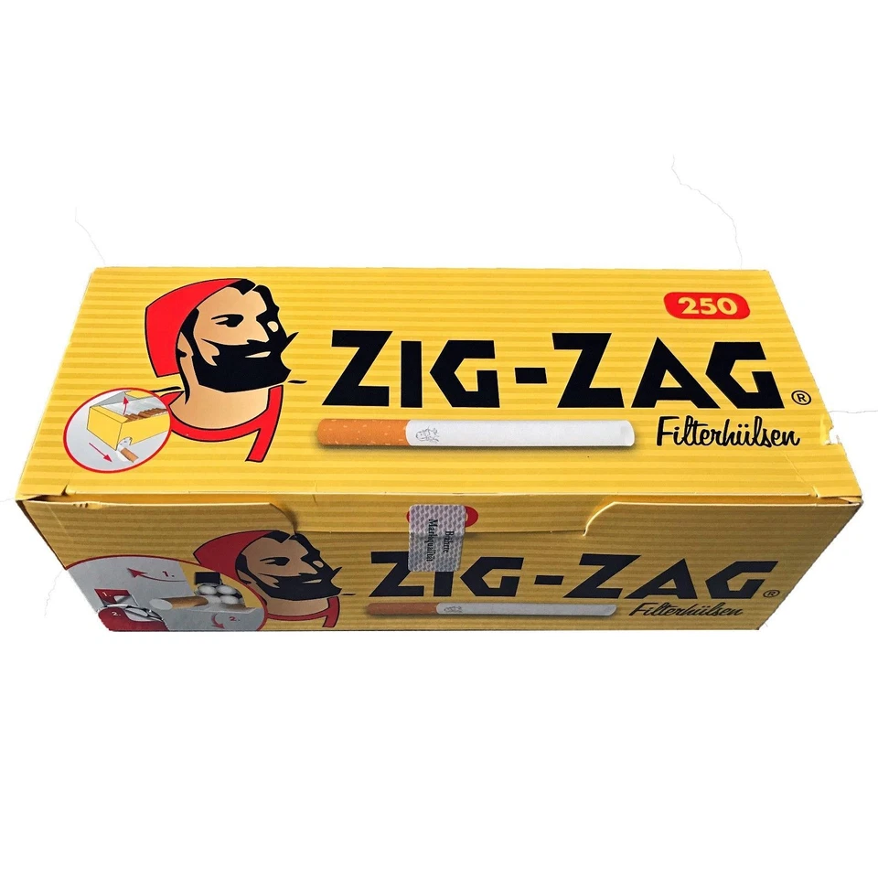 250 Zig-Zag Filterhülsen 1 Pack á 250 Stück - Bild 1 von 1