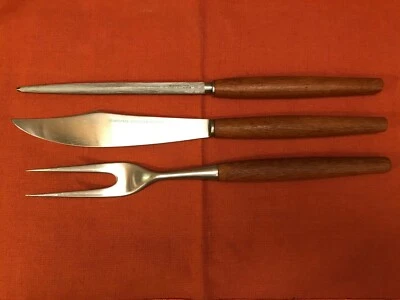 Tranchierbesteck mit Wetzstahl Dreizack Solingen Ed.Wüsthof 3 Teile Edel !!! - Bild 1 von 4