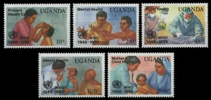 Uganda 1988 - Mi-Nr. 622-626 ** - MNH - OMS - Imagen 1 de 1