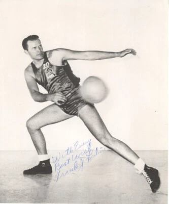 Frank Lubin 1st USA 1936 Olympic Basketball Team Signed AUTO photo PSA/DNA  LOA - Image 1 of 2