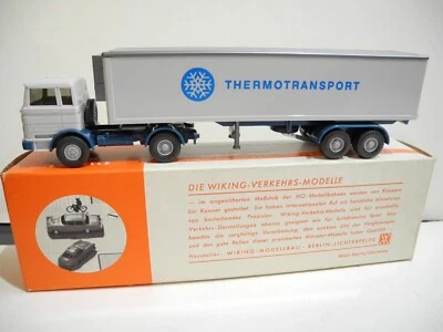 VINTAGE WIKING 1:87 MERCEDES-BENZ 1620 "THERMOTRANSPORT" 1973-1974 BOX 772/1B+B - Image 1 of 4