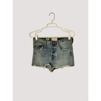 Shorts Band Of Gypsies 27 Zoey botão desgastado elástico mosca - Imagem 1 de 4