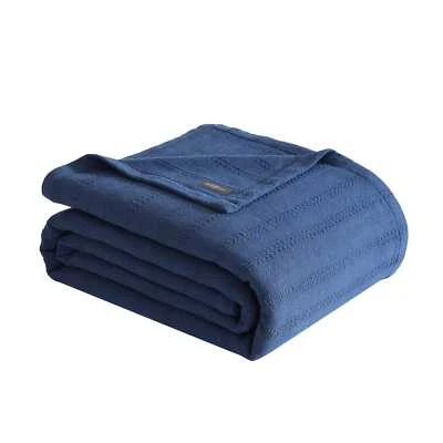 Eddie Bauer Variegated Weave Stripe Blanket - Image 1 of 4