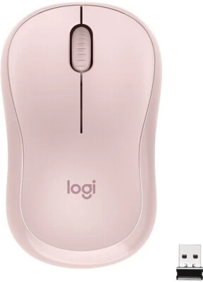 Logitech M220 Silent Wireless Mouse, 2.4 GHz with USB Receiver, - Rose NEW - Image 1 of 4