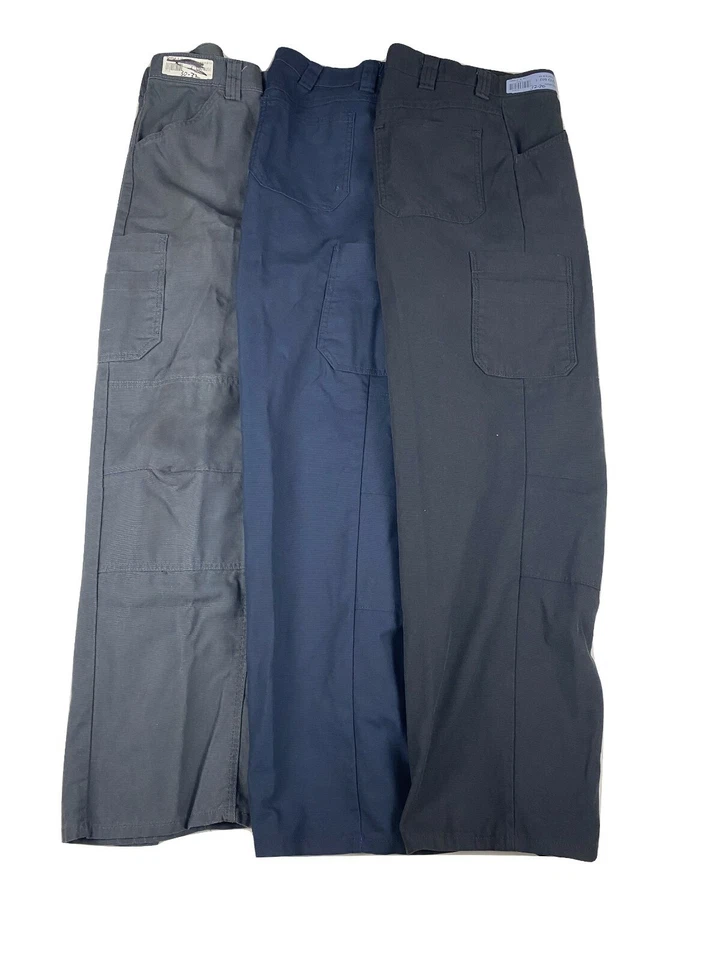 Reinforced Double Knee Work Pants - Red Kap Mechanic Performance Shop Pants Used - Image 1 of 1