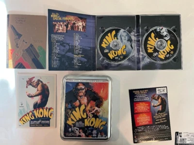 KING-KONG 2 DISC COLLECTOR'S EDITION DVD IN METAL TIN BRAND LIKE NEW - Image 1 of 4