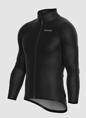 Chaqueta de Ciclismo Impermeable Biemme Jampa - Negra - Talla XL - Hecha en Italia Foto 1 de 2