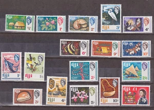 FIJI #260-276 mint NEVER HINGED fish flowers boats shells birds - Picture 1 of 2