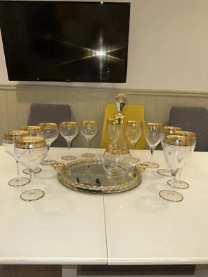 Murano Wine Glasses,  - Image 1 of 4