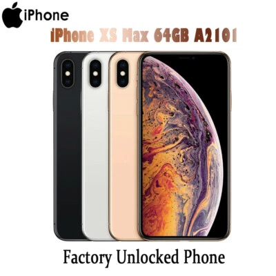 Apple iPhone XS Max 64GB SIM FREE Senza Contratto Sbloccato Smartphone 6.5"  - Immagine 1 di 4