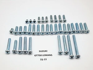 72-77 Suzuki GT750 Lemans Engine Side Covers Crankcase Phillips Screw Kit New - Picture 1 of 1