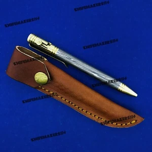 PEN HANDMADE DAMASCUS Custom Beautiful Damascus Steel Pen Great Christmases Gift - Picture 1 of 6