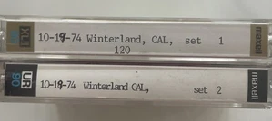 Grateful Dead: Winterland Arena SF, Set 1-2, 10-19-1974, Cassettes - Picture 1 of 5