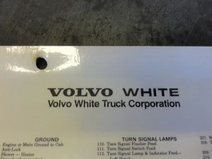 Volvo White Vehicle Wiring Number Code Part Number 80102-0040 - Picture 1 of 3