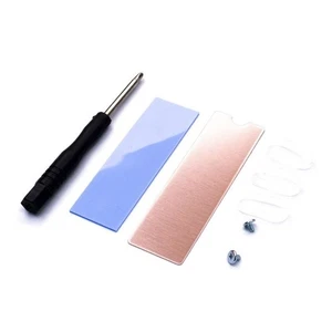 M.2 SSD Wärmeleitblech M.2 2280 SSD Kühlkörper Reines Kupferkühlblech Q7Z89154 - Bild 1 von 10