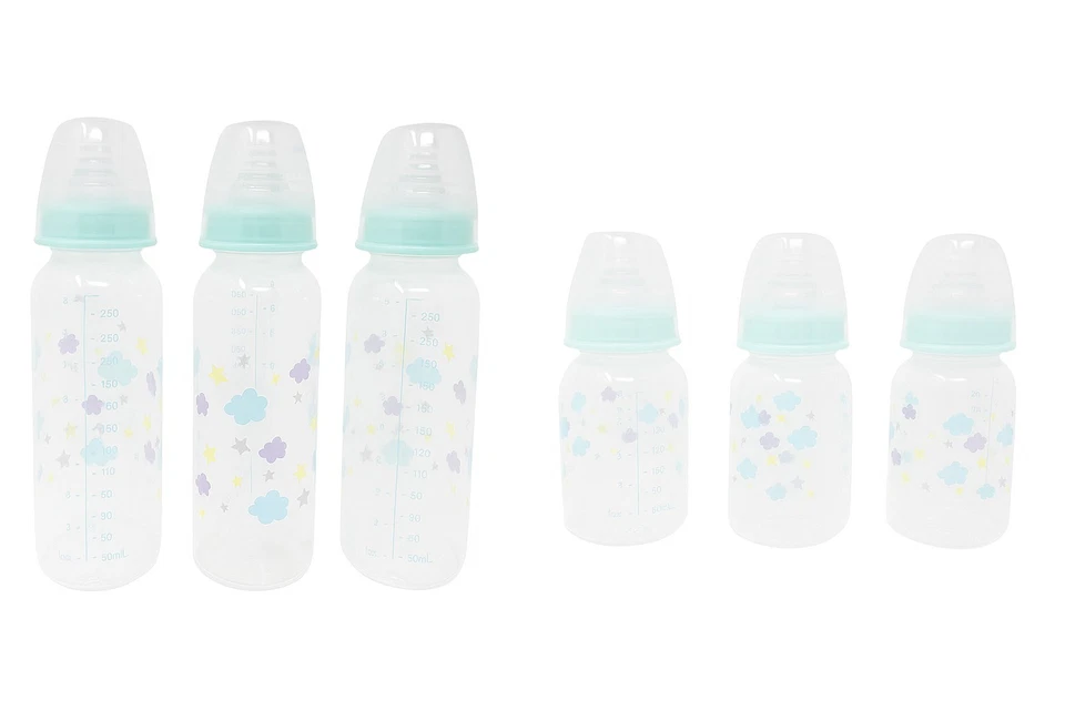 Parents Choice Baby Bottle 6 PACK --9oz and 5 oz - Image 1 of 1