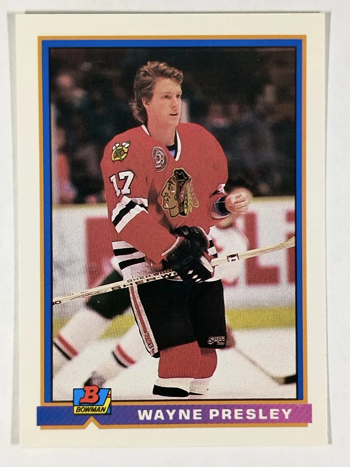 1991-92 Bowman #402 Wayne Presley - Image 1 of 2