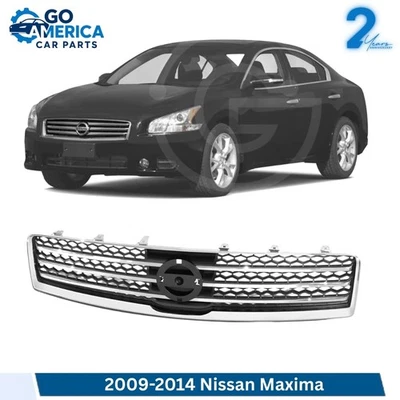 Front Grille Assembly Chrome For 2009-2014 Nissan Maxima Foto 1 de 4