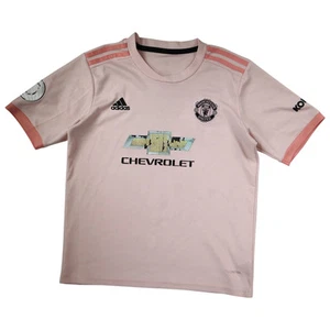 Manchester United Auswärtstrikot 2018/19 Adidas Herren Fußball Rosa Kurzarm - Bild 1 von 8