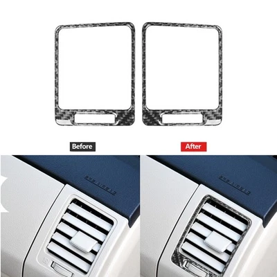 2Pcs Carbon Fiber Side Air Vent Outlet Cover Trim For Toyota Corolla 2007-2013 - image 1 of 4