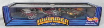 Hot Wheels "Lowrider Magazine" 3-Car Set, Custom Series 1, Ltd Ed, New - Image 1 of 4