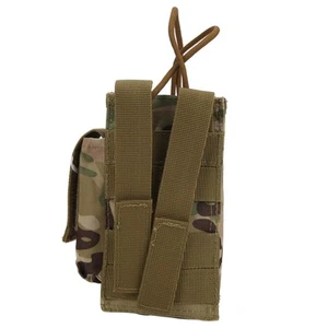(Camouflage) Molle Radio Pouch Mini Radio Holder Bag étanche Walkie Talk - Zdjęcie 1 z 12