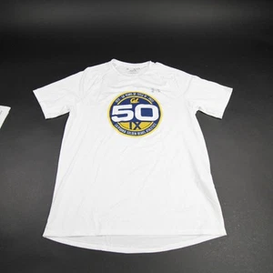 California Golden Bears Under Armour Short Sleeve Shirt Men's White Used - Picture 1 of 7