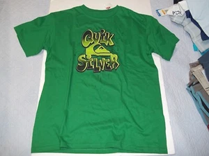 NEW Quiksilver  Short Sleeve green logo t shirt boy youth XL 18 20  100% cotton - Picture 1 of 2