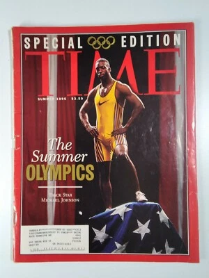TIME MAGAZINE SUMMER 1996 SPECIAL EDITION SUMMER OLYMPICS Johnson Evans Lewis - Image 1 of 4