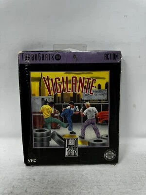 Vigilante TurboGrafx 16 NIB Complete w/Cardboard Box, Manual! - Image 1 of 4